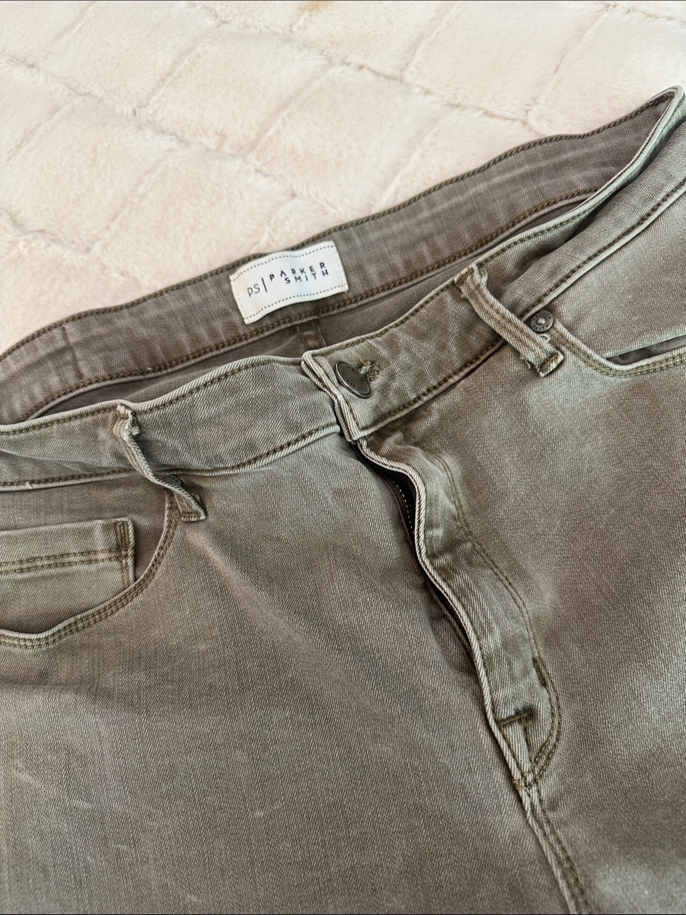 PS by Parker Smith Olive Green Jeans